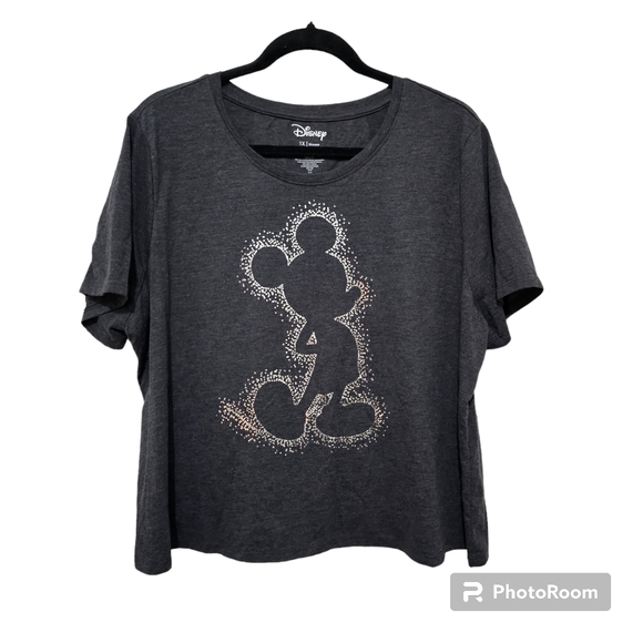 Disney Tops - Disney Mickey silhouette womens 1x teeshirt